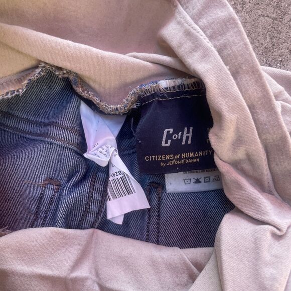 Lot of 4 Maternity items Pants Jeans Shorts Super Cute H&M C of H Old Navy Sz 4 - Picture 11 of 16